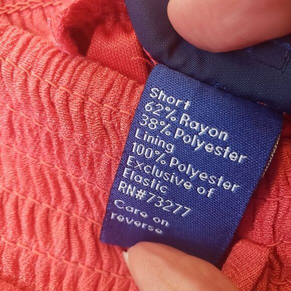 APT. 9 Coral Gauze Pull-on Shorts Medium - Picture 6 of 7